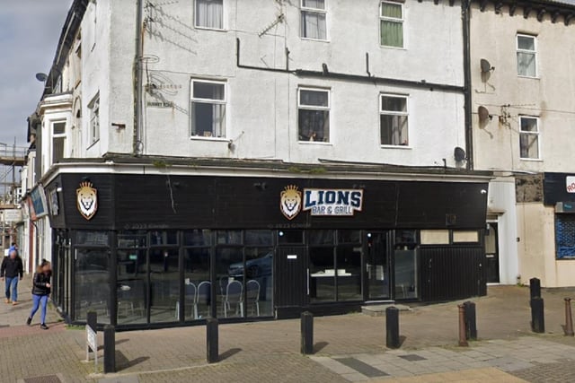 Rated 5: Lions Bar & Grill at Adjacent 96b Coronation Street, Blackpool; rated on May 12