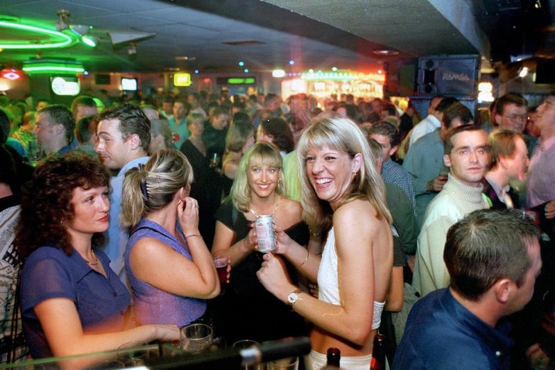 This was a scene at Rumours in 1998