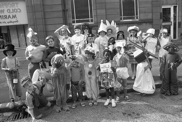 Children decked out in fancy dress for St Annes carnival