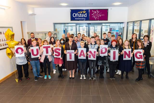 Blackpool Sixth celebrates outstanding result from Ofsted
