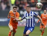 Blackpool have named Jake Beesley up front as a lone striker for the game against Derby