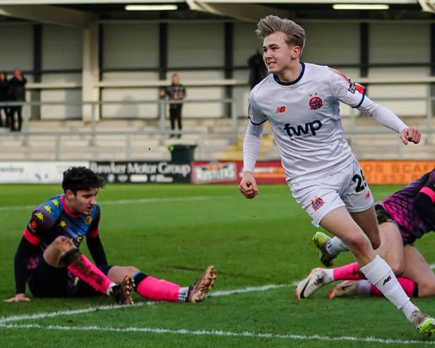 Danny Ormerod scored AFC Fylde's winner against Bromley Picture: Steve McLellan