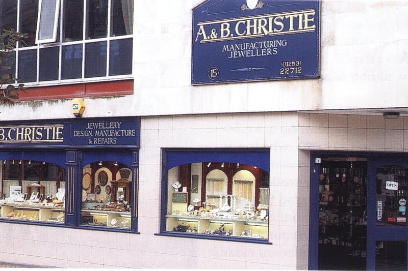 A and B Christie Jewellers in Corporation Street