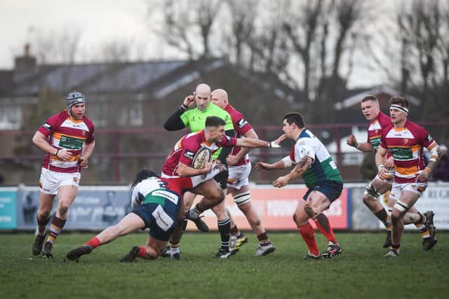 Fylde have gone top of National Two North after winning all but one of their 15 games this season  Picture: DANIEL MARTINO