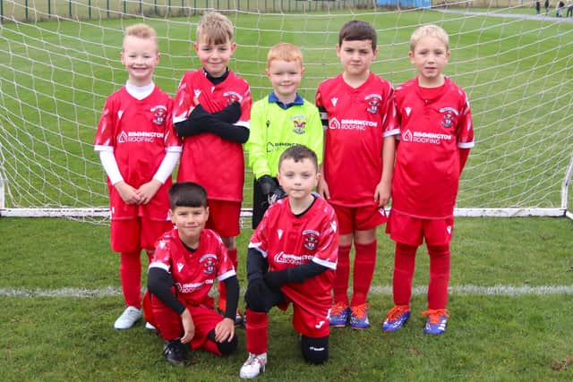 The Thornton Cleveleys Tigers U9 line-up Picture: Karen Tebbutt