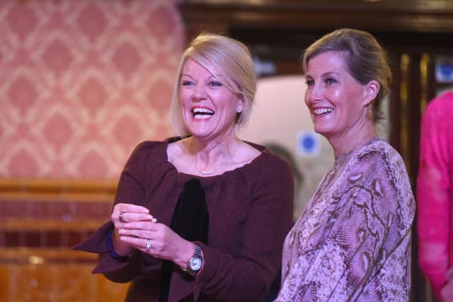 Merlin Blackpool Cluster general manager Kate Shane, left, pictured with The Countess of Wessex who was visiting The Blackpool Tower in 2019