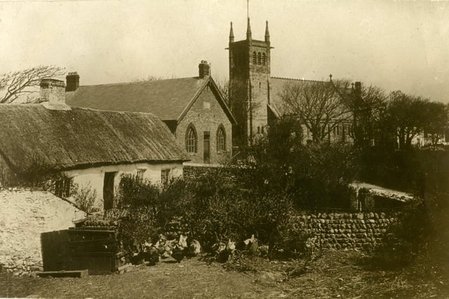 Bispham Parish Church, Church Hall and Lawrensons Farm, undated