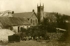 Bispham Parish Church, Church Hall and Lawrensons Farm, undated