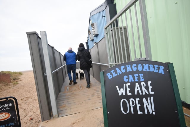 The new Beachcomber Cafe at the North Beach Wind Sports Centre is open seven days a week all year round.