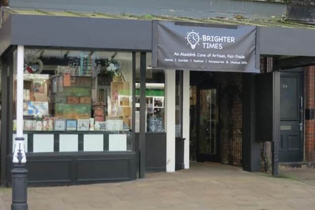 The Brighter Times shop o Clifton Street. Lytham