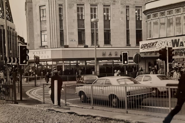 Marks and Spencer pictured here where McDonald's is today. This was October 1974