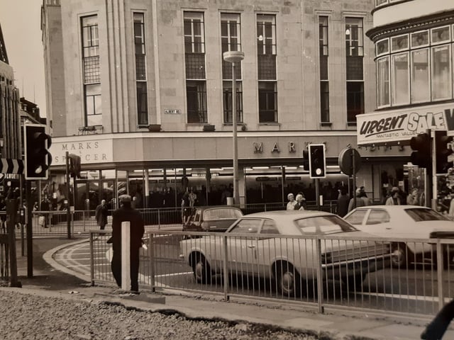 Marks and Spencer pictured here where McDonald's is today. This was October 1974