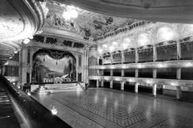 The ornate ballroom inside Blackpool Tower seen here after being restored to its former glory in 1958