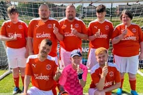 Blackpool FC Community Trust has staged several events to raise awareness of noticing the signs and symptoms of cancer early Photo: Blackpool FC Community Trust