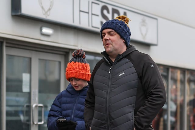 Seasiders supporters watched their side as they drew for the eighth consecutive home game.