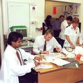 Doing what they do best back in 1997 - but nothing changes. It was all hands on deck in A&E as the number of patients admitted exceeded the number of beds available. To make matters worse there was also a staff shortage due to the flu virus