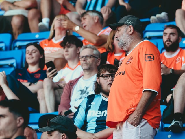 Seasiders supporters made the long trip to Reading.