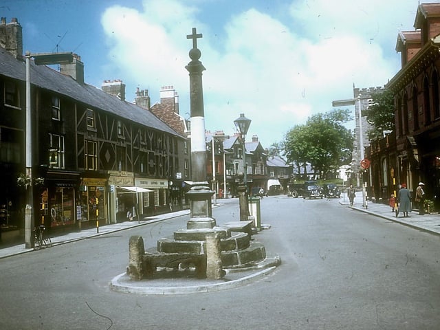 This was how Poulton Square looked in the 1960s