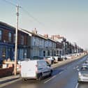 Park Road was closed between Church Street and Hornby Road following a crash. (Credit: Google)