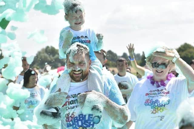 Blackpool Bubble Rush is a key event in helping raise funds for Brian House children's hospice