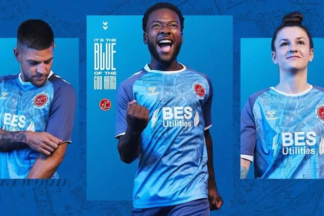 Fleetwood Town have revealed the club's away kit for 2022/23 Picture: Fleetwood Town FC