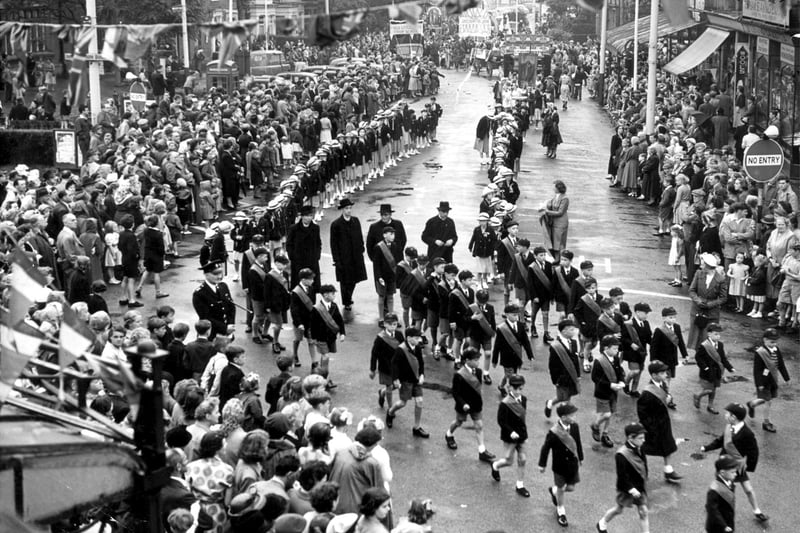 Coronation march in 1953