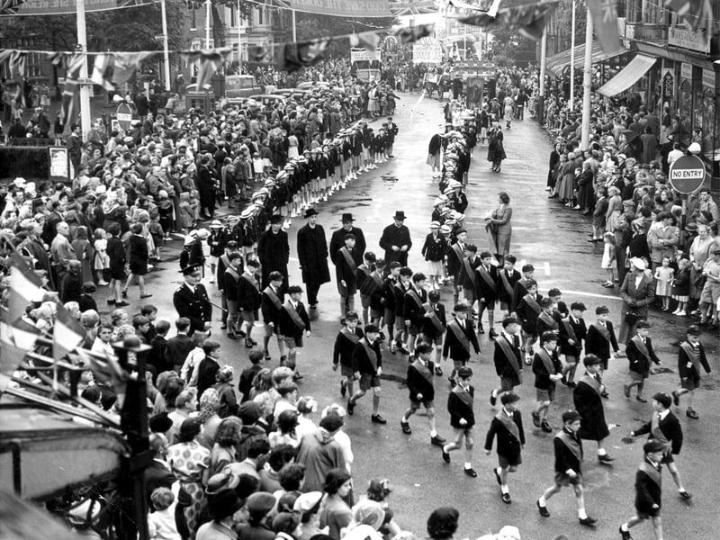 Coronation march in 1953
