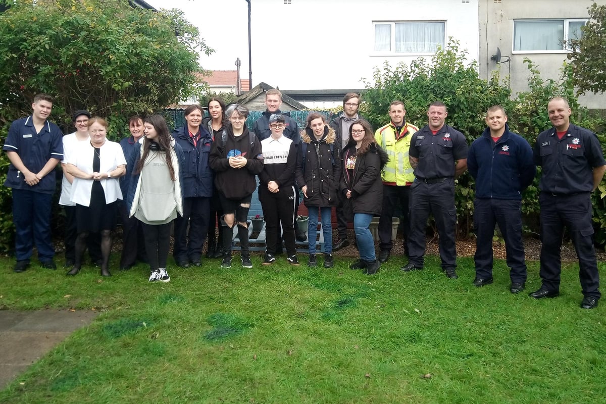Young people praised after Fleetwood Nursing Home’s garden is spruced up by Prince’s Trust team