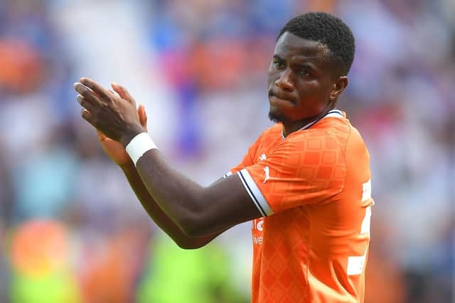 Beryly Lubala appears to be surplus to requirements at Bloomfield Road