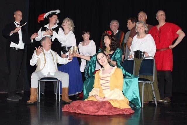 Fylde Coast Players performing The Play Festival that Goes Wrong