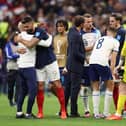 Gareth Southgate consoles England captain Harry Kane after their World Cup exit last weekend   Picture: GETTY IMAGES