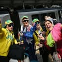 Eurovision super-fans arrive at Lime Street Station in Liverpool