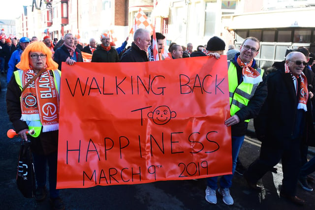 Seasiders supporters returned to Bloomfield Road on this day in 2019.