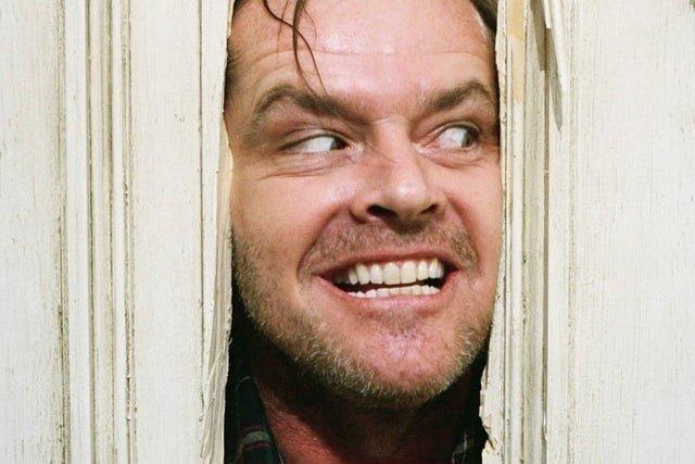 Jack Nicholson as Jack Torrance in the 1980 Stephen King horror The Shining. The 'twins' were feared as well