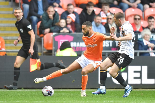After starting on the left against Wycombe, CJ Hamilton was back on the right for Blackpool. His final product needed to be better on a few occasions.