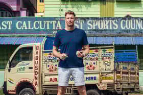 Freddie Flintoff pictured in a BBC handout photo Freddie Flintoff's Field of Dreams On Tour. Credit: BBC/South Shore