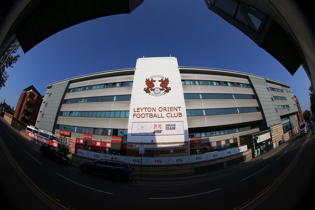 Leyton Orient are currently 17th in the table with three wins from 10 (League odds: 150/1).