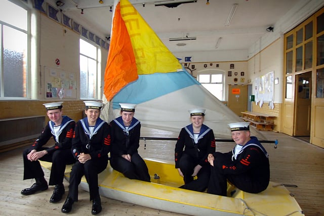 Pictured at their Red Bank Road headquarters are Blackpool Sea Cadets Craig Young, Kate Sloman, Kenzie Cottam, Elizabeth Lancaster and Antony Frost