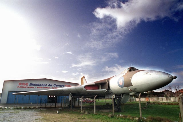 Vulcan Bomber was a landmark at the edge of Blackpool Airport. It was demolished for scrap in 2006