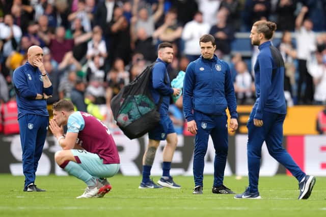 Burnley's six-year stay in the Premier League ended yesterday