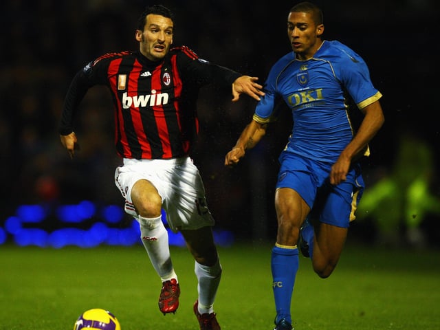 The defender spent the 08-09 season on loan at Fratton Park making 28 appearances. After his loan expiration he joined Italian giants Juventus on loan before spending seven years in the Championship for QPR, Nottingham Forest and Cardiff. After his contract in Turkey was torn up he revealed he was considering an early retirement but has since returned to Cardiff. (Photo by Paul Gilham/Getty Images)