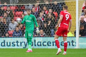Dan Grimshaw didn't have much to do in the victory over Barnsley at Oakwell.