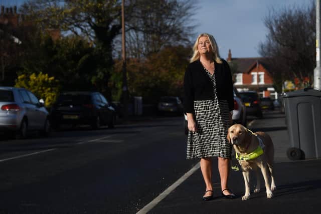 Carol Gradwell and her guide dog Wenna were refused entry in a taxi