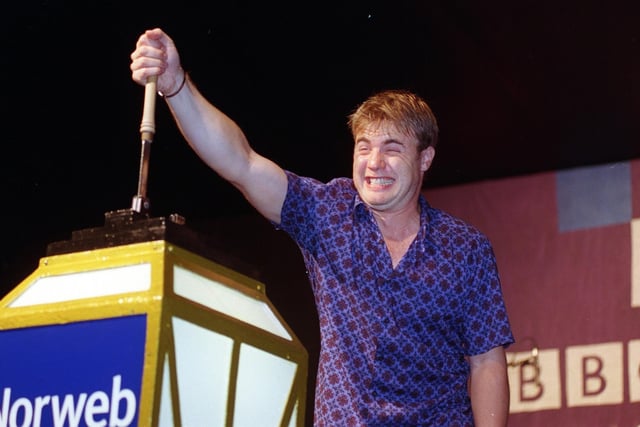 Gary Barlow switched on the lights in 1999
