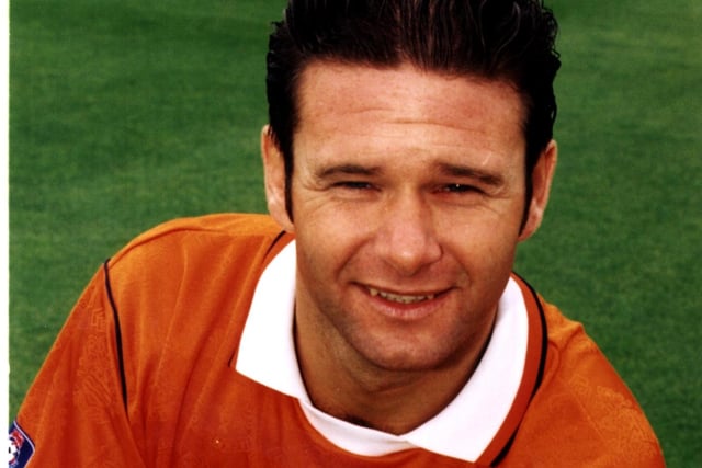 Tony Ellis, centre forward, scored 55 goals in 147 appearances from 1994-1997