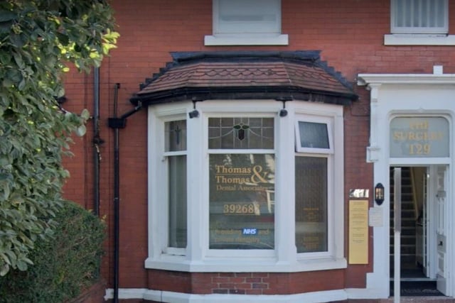 Thomas & Thomas Dental Associates on Whitegate Drive, Blackpool, has a 4.7 out of 5 rating from 35 Google reviews
