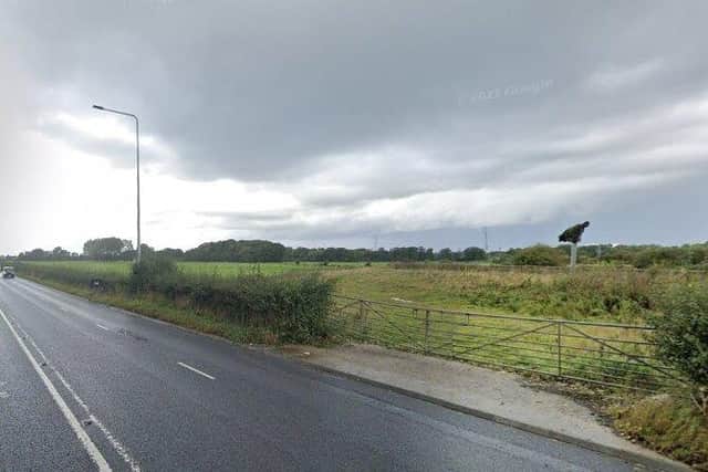 The solar farm would border the A583 Blackpool Road, one of the main routes into Preston from the Fylde coast (image: Google)
