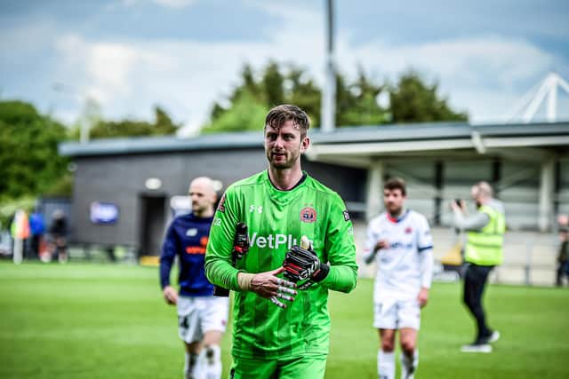 AFC Fylde goalkeeper Chris Neal has launched the appeal with partner Emma