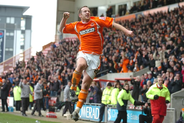 Adam's first goal for Blackpool came in a 2-0 win against Norwich City in March 2009. He initially joined the club on loan before making the permanent move.