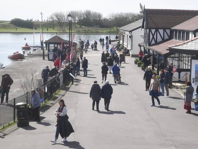 The crowds turned out to sample a host of activities in glorious sunshine at the Fairhaven Lake open day.